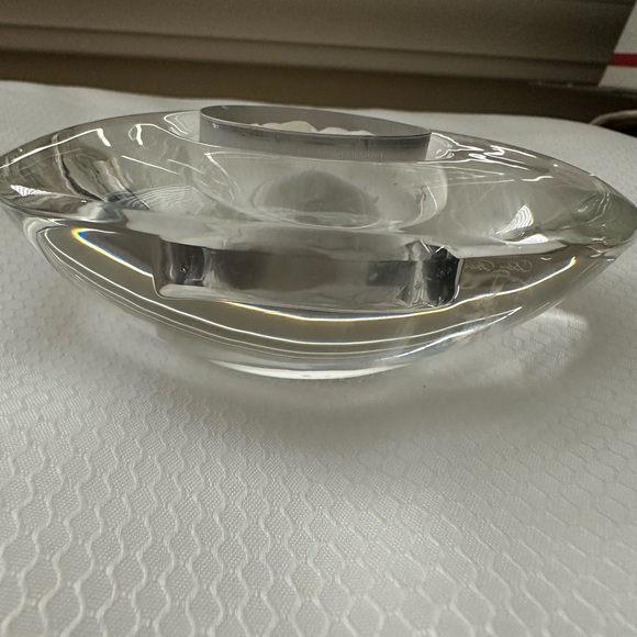 Oleg Cassini Crystal Votive Pebble Beach NWT - Picture 3 of 11